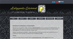 Desktop Screenshot of ladysparkselectrical.co.uk